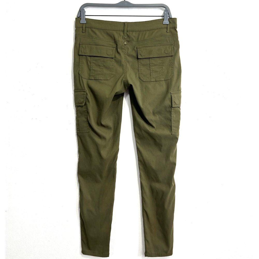 Prana Meme Cargo Pants Womens Size 6 Green Olive Outdoors Hiking Climbing - Picture 3 of 7